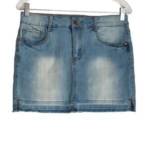 Dollhouse Denim Mini Skirt, Size 9